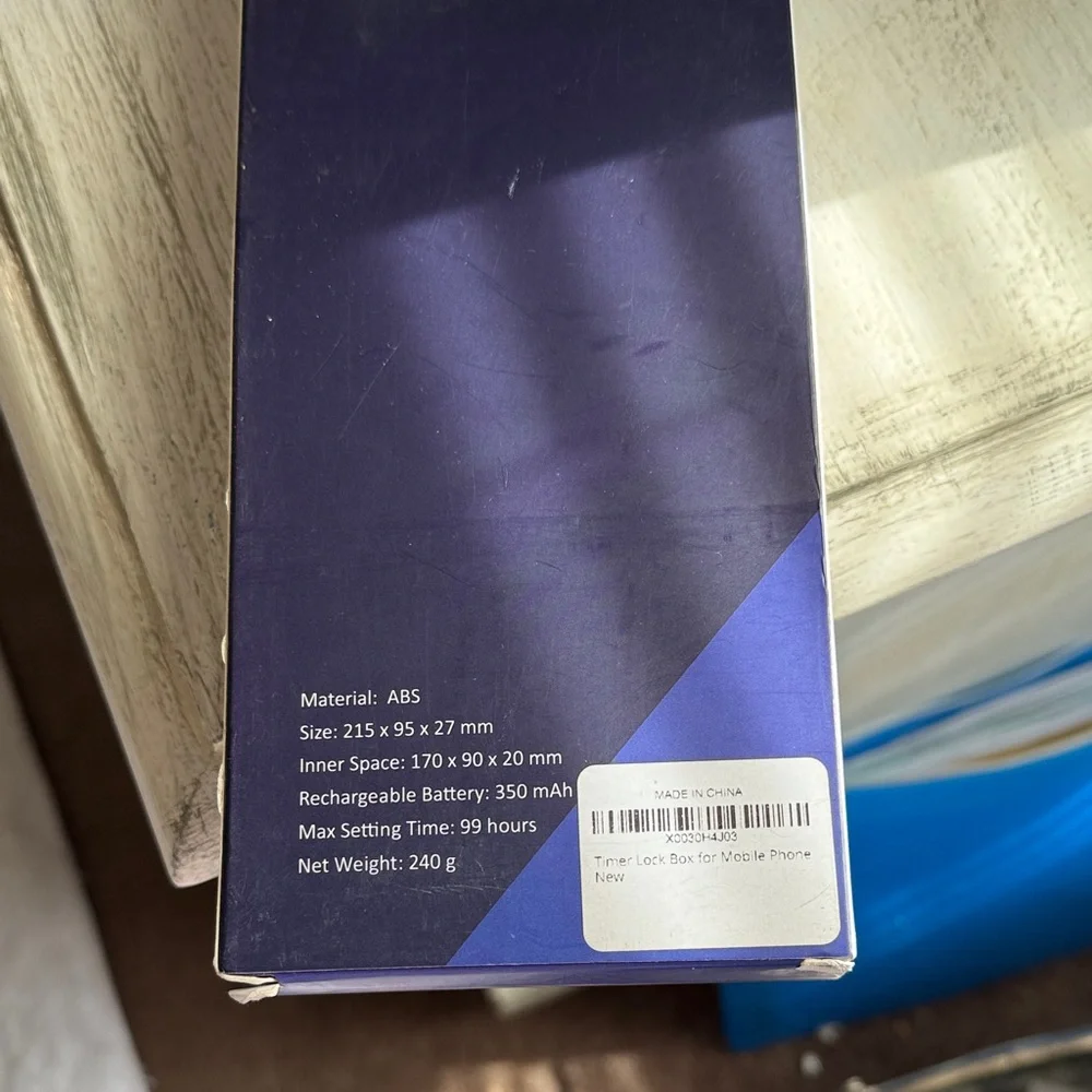 Timed lock box for phones